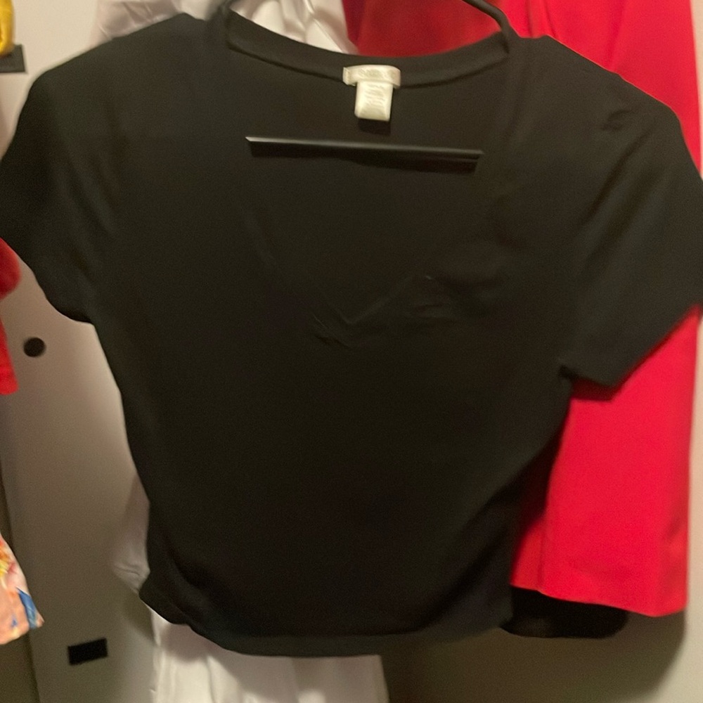 Crop top v neck